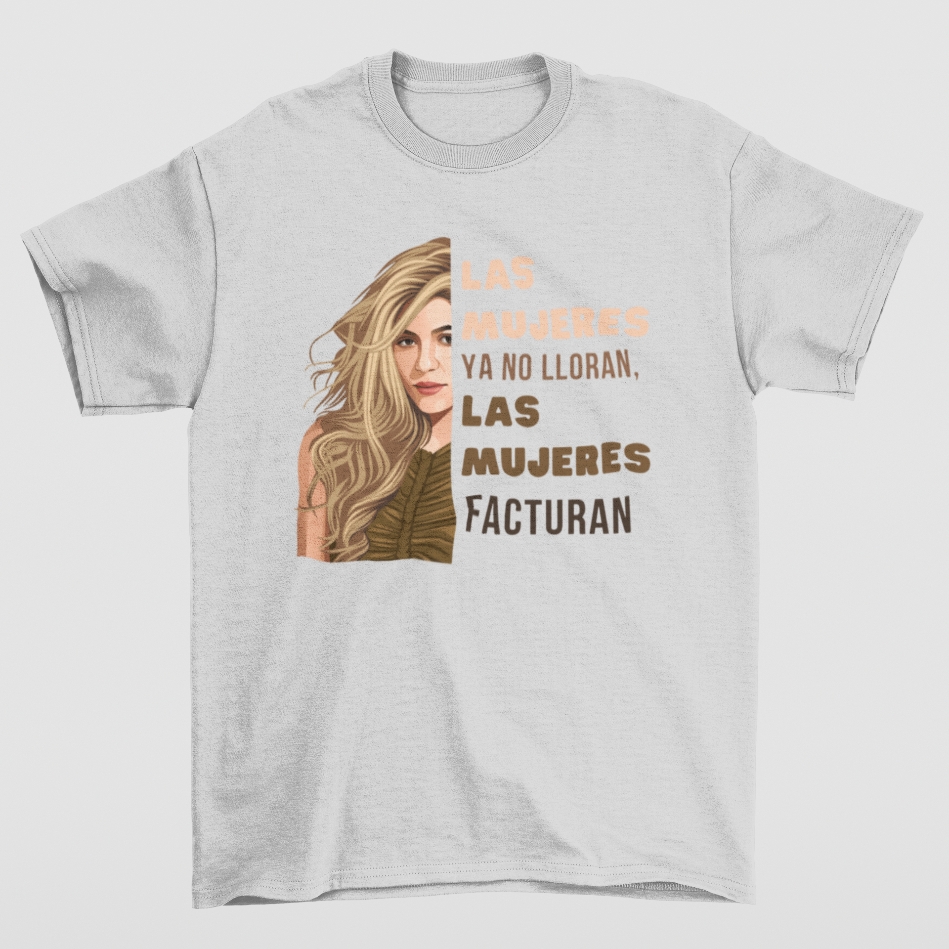 Camiseta Básica Shakira Las Mujeres-CINZA