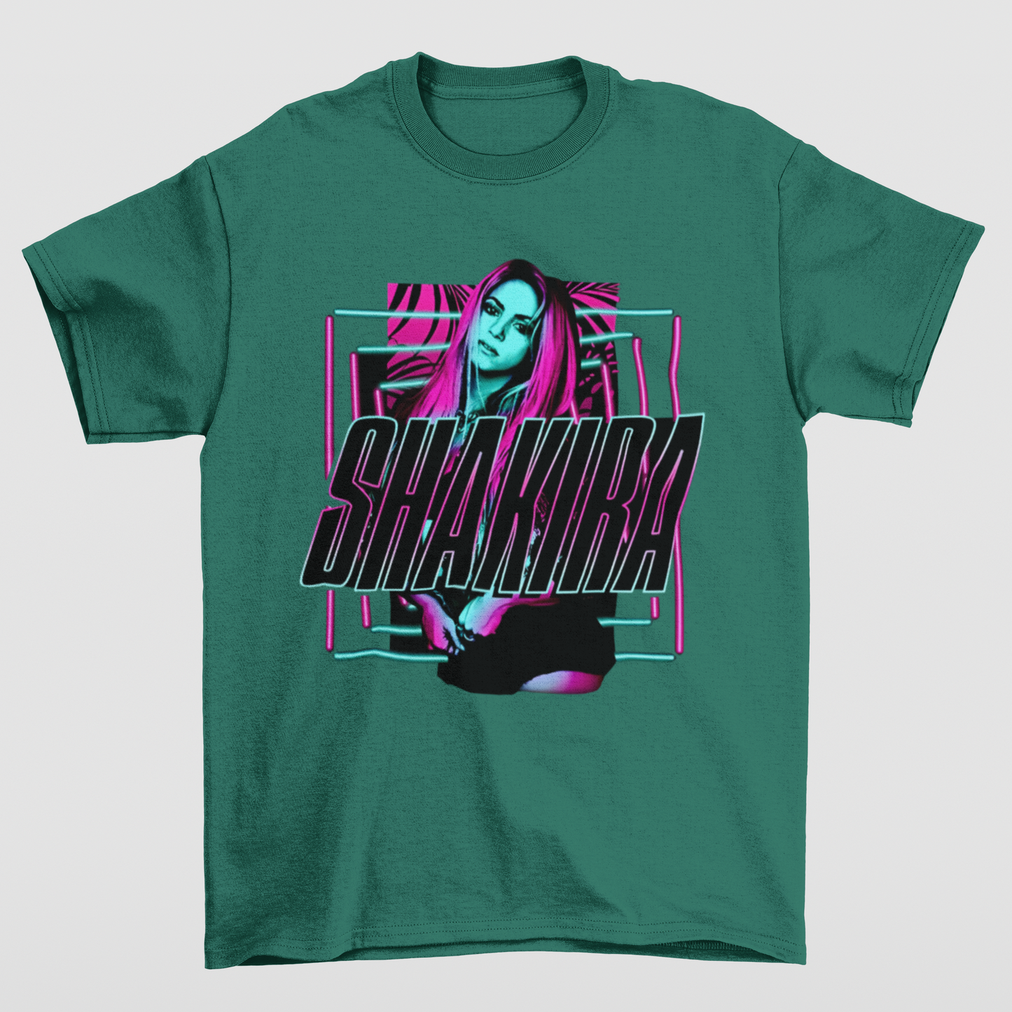 Camiseta Básica Shakira- verde