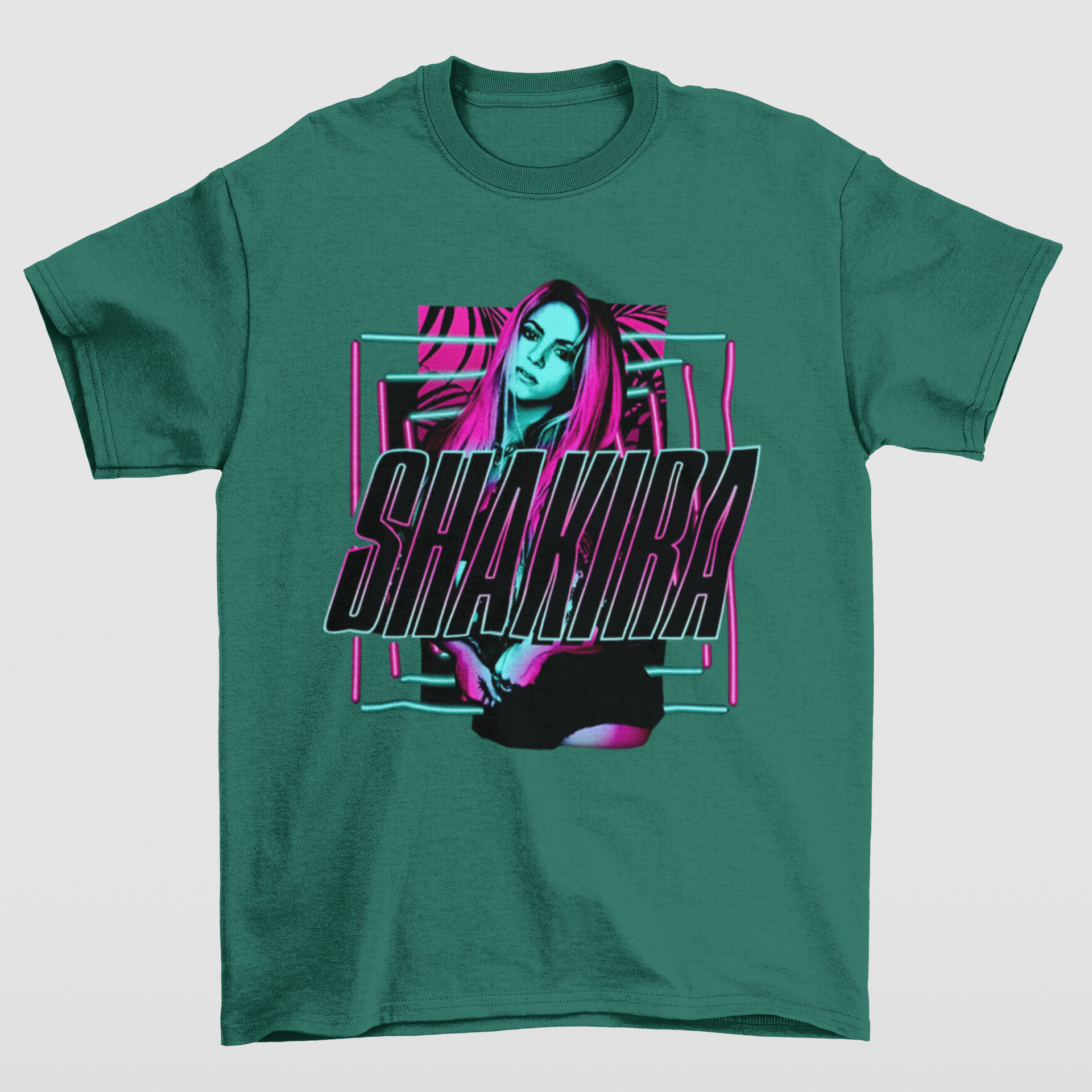 Camiseta Básica Shakira- verde