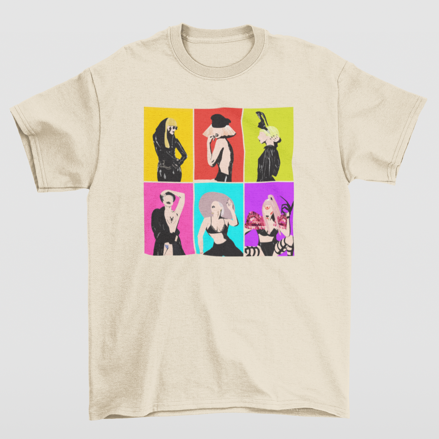 Camiseta Básica Lady Gaga Album Inspired