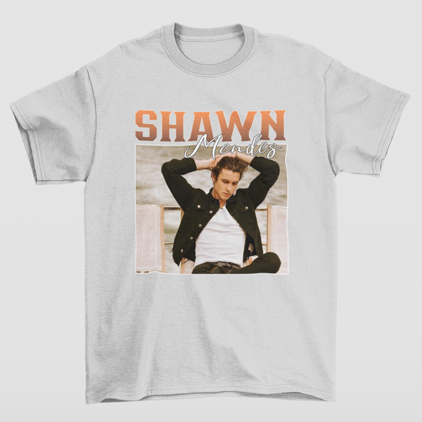 Camiseta Básica Shawn Mendes Graphic