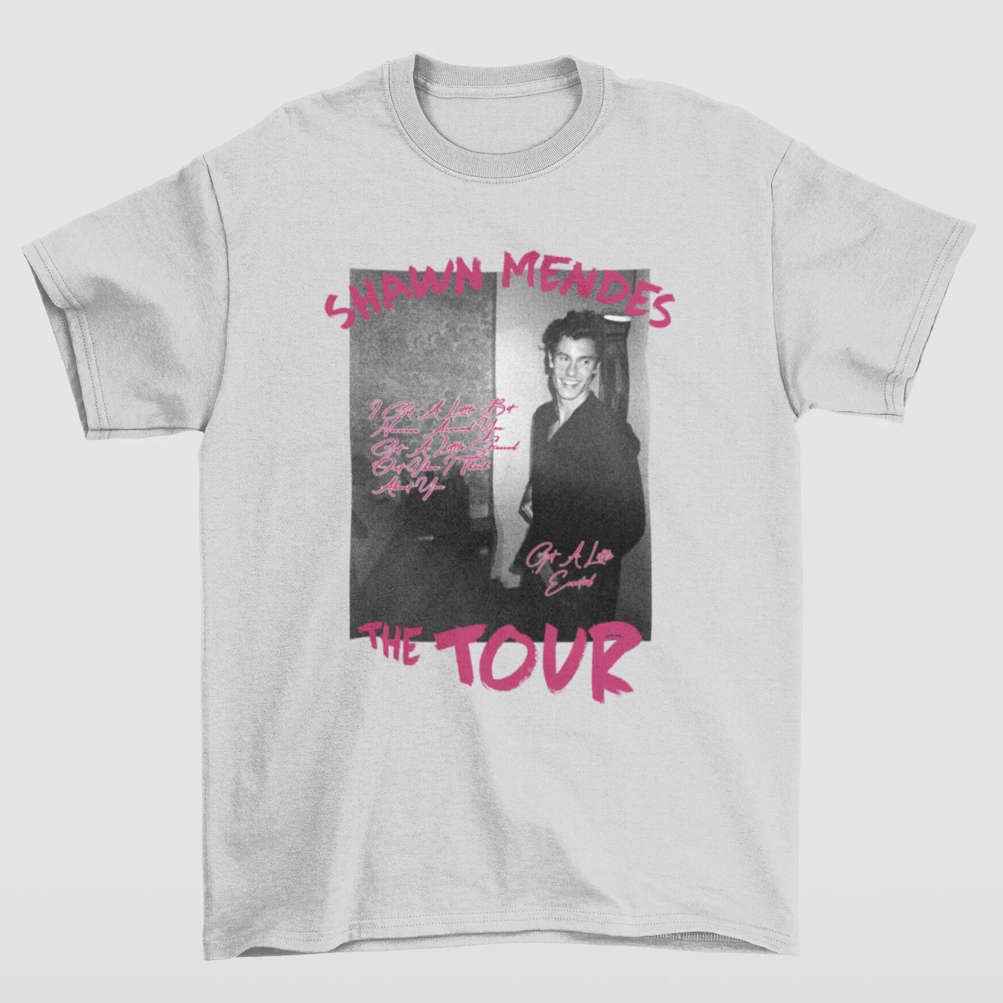 Camiseta Básica Shawn Mendes Nervous