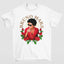 Camiseta Básica Bruno Mars Rosas- branco