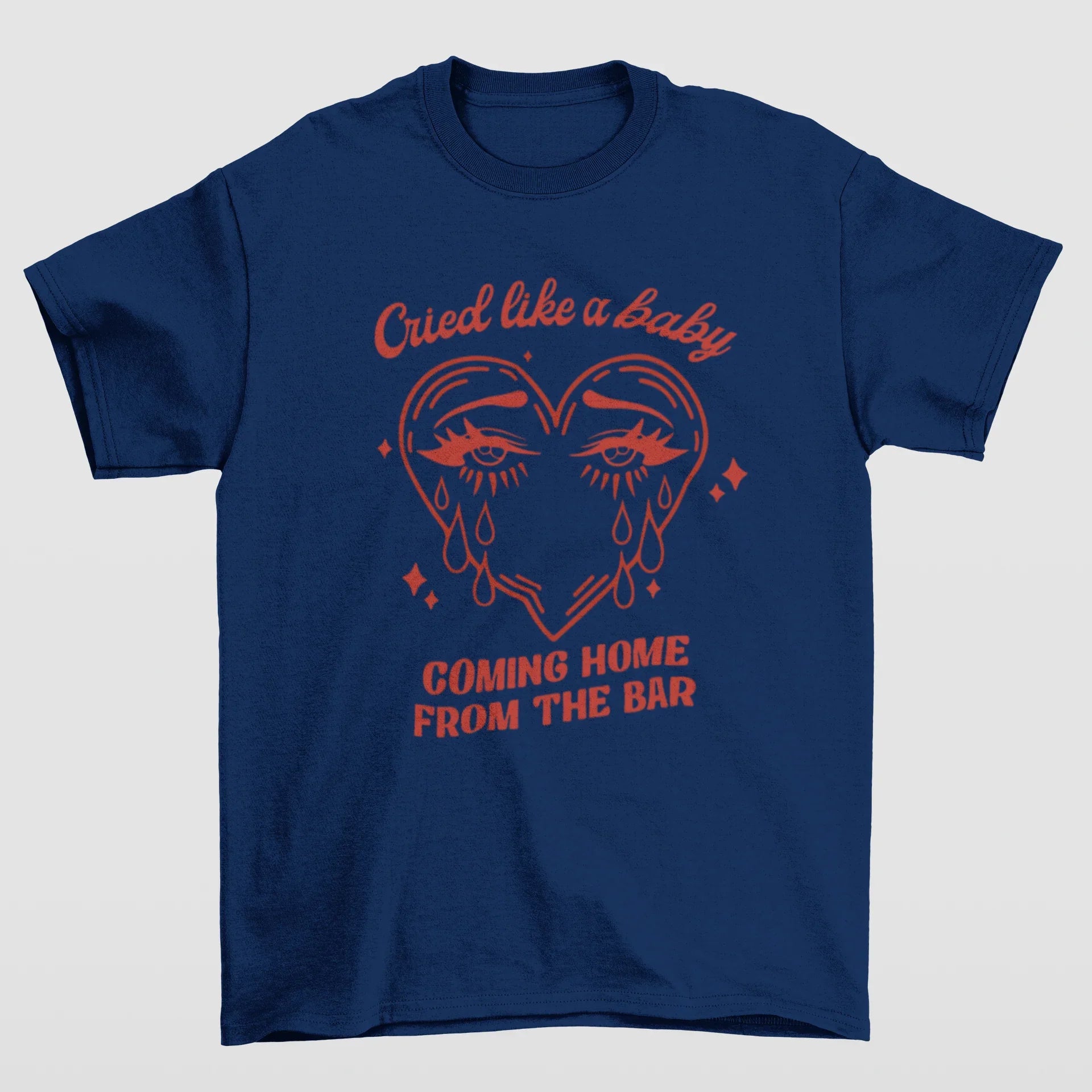 Camiseta Básica Taylor Swift Cruel Summer Illustrated- AZUL- MARINHO