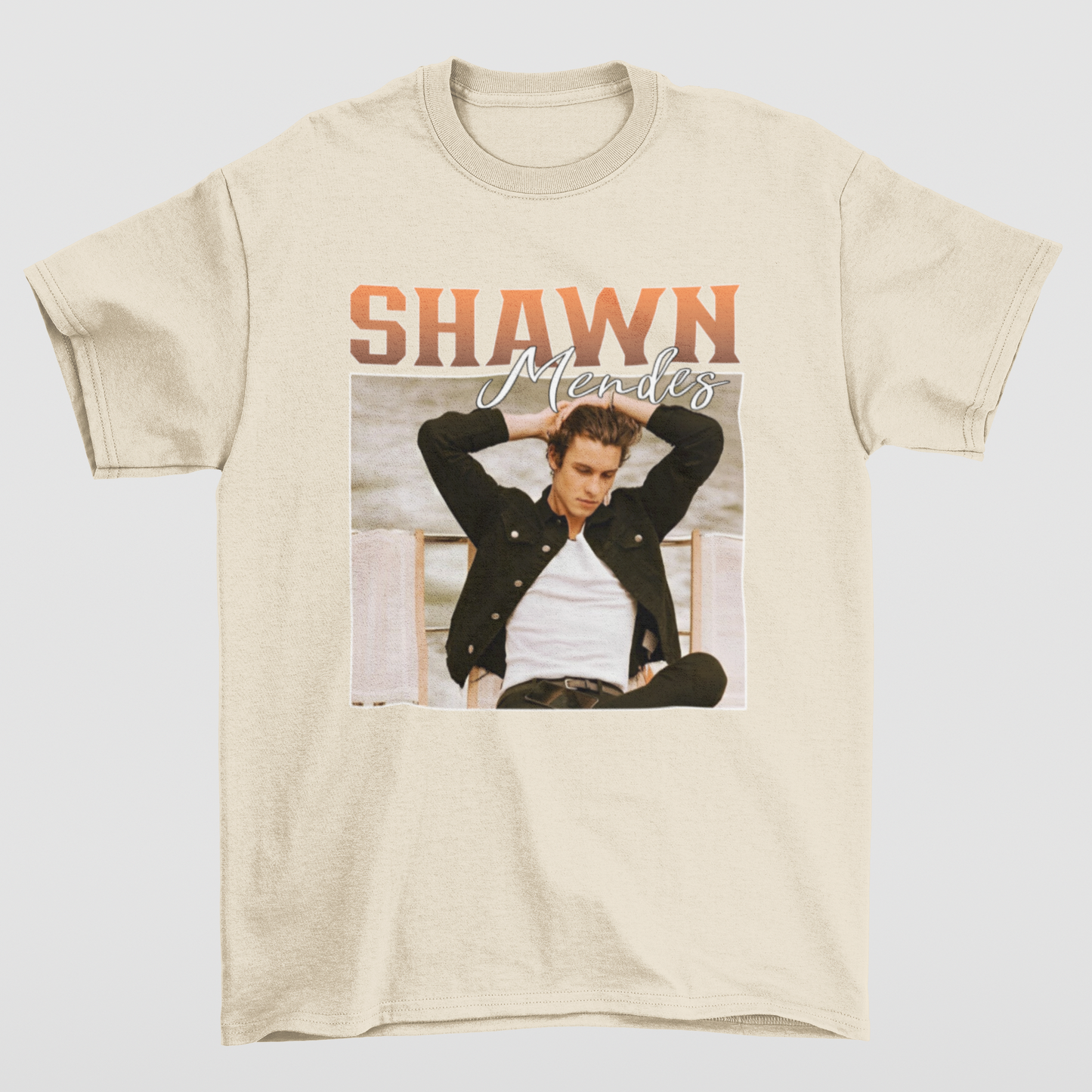 Camiseta Básica Shawn Mendes Graphic
