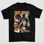 Camiseta Básica Chris Brown Graphic- PRETO