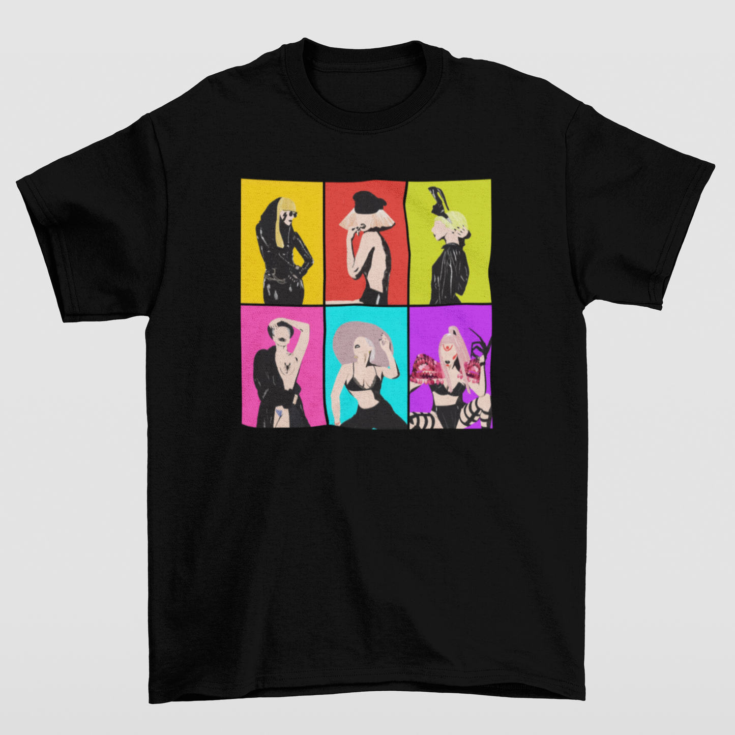 Camiseta Básica Lady Gaga Album Inspired