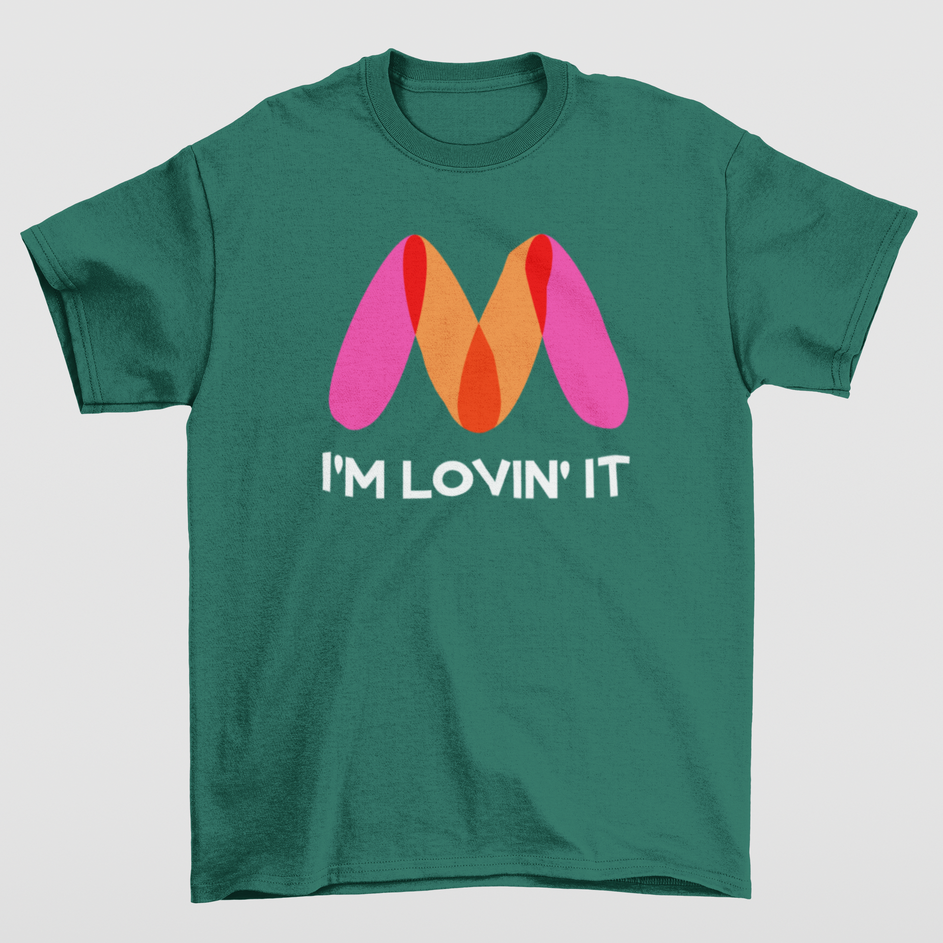 Camiseta Básica Mariah Carey I'm Lovin' It- verde