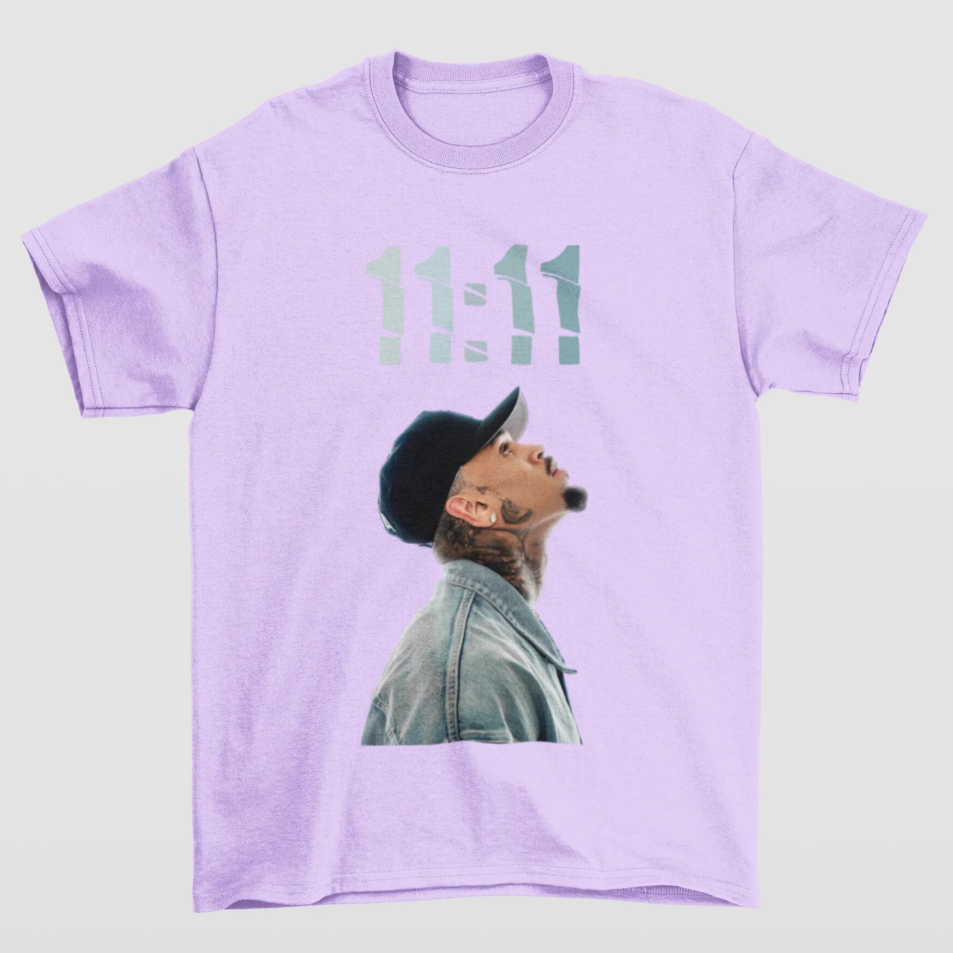 Camiseta Básica Chris Brown 11:11- LILÁS