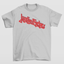 Camiseta Básica Justin Bieber Logo Name- cinza