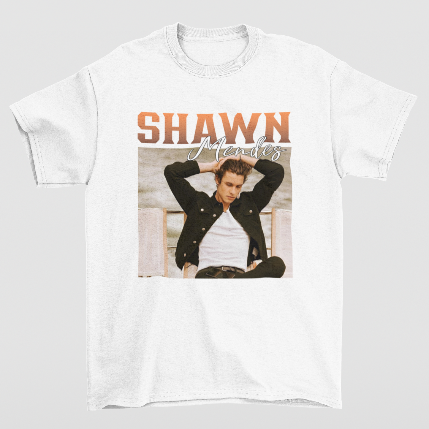 Camiseta Básica Shawn Mendes Graphic