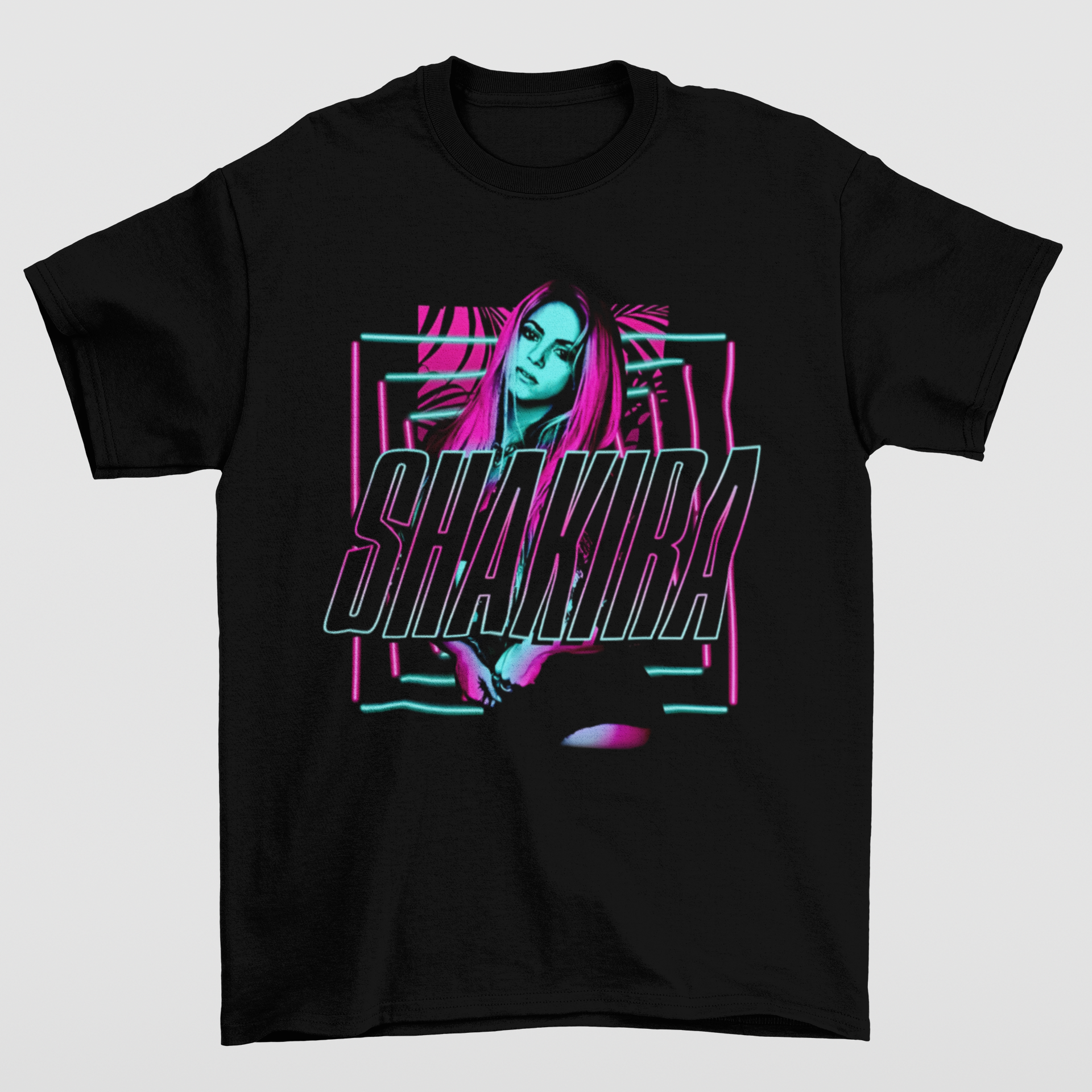 Camiseta Básica Shakira- preto