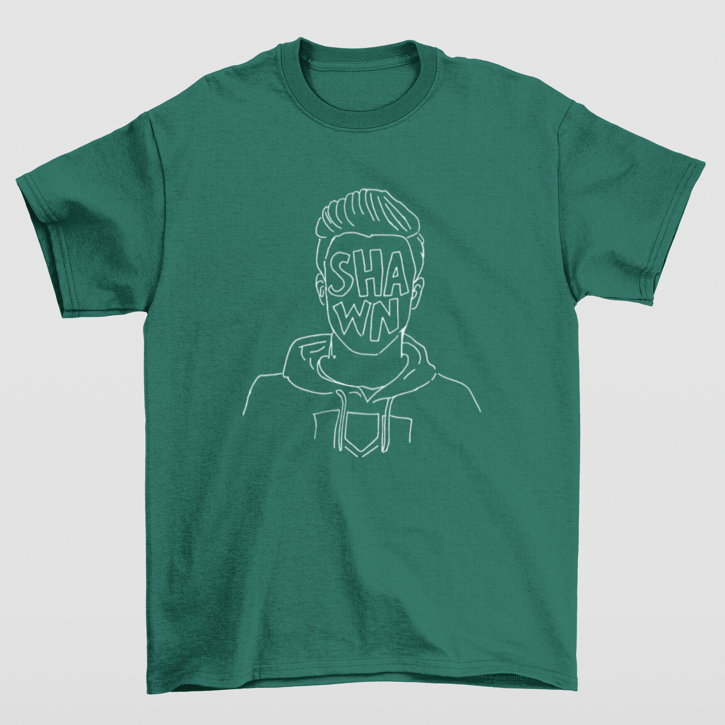 Camiseta Básica Shawn Mendes Draw