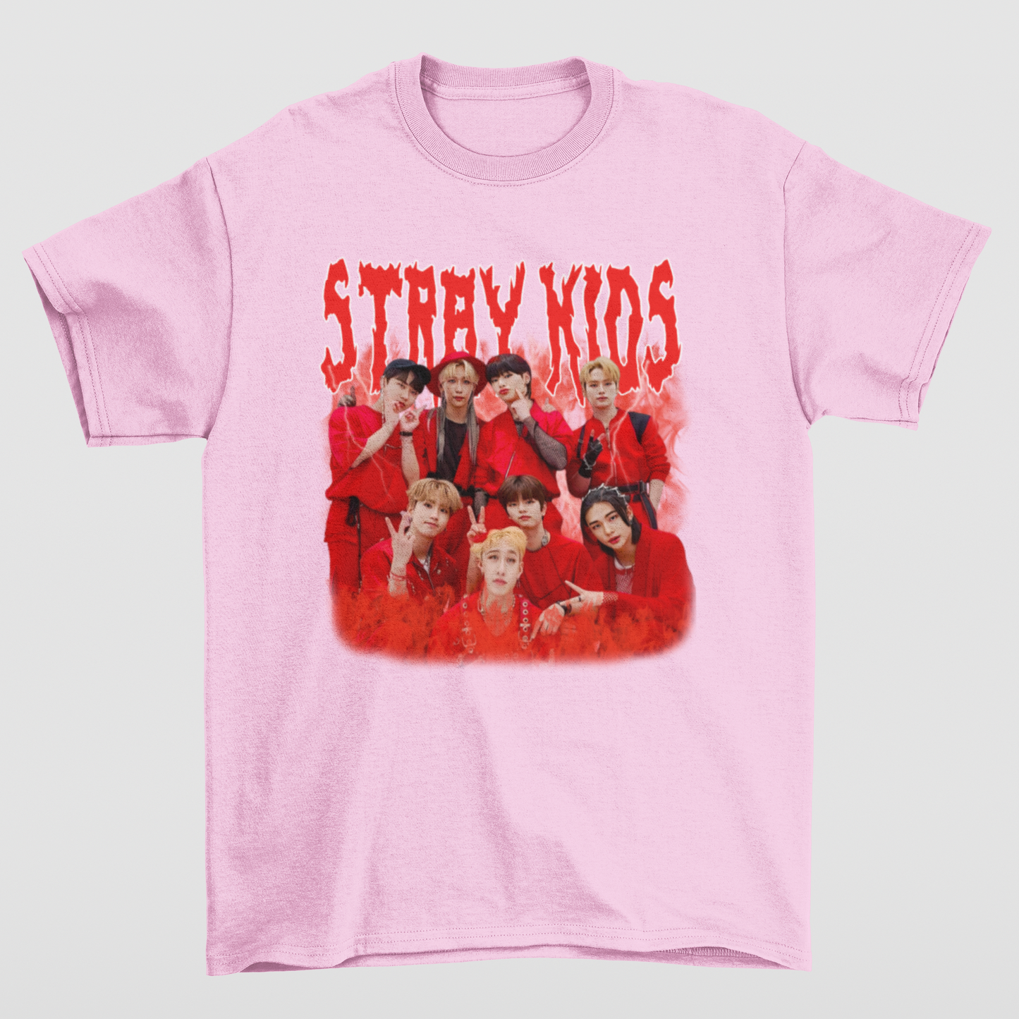 Camiseta Básica Stray Kids Retro 90's