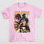 Camiseta Básica Chris Brown Graphic- ROSA BEBE