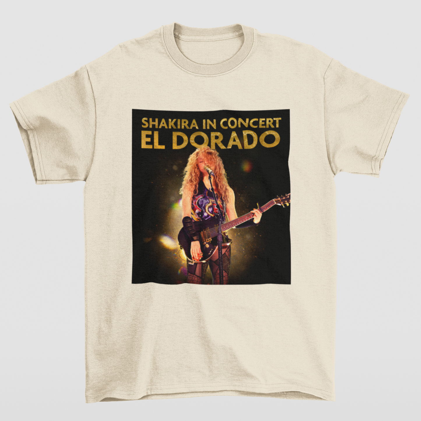 Camiseta Básica Shakira In Concert- pérola