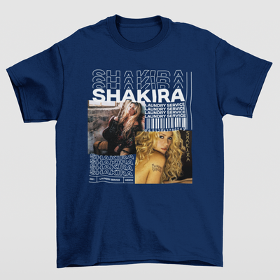 Camiseta Básica Shakira Aesthetic- azul-marinho