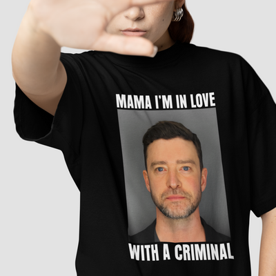 Camiseta Básica Justin Timberlake Mama I'm In Love