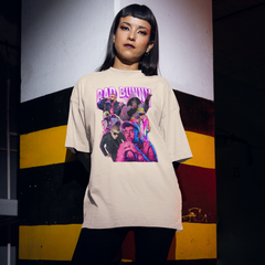 Camiseta Básica Bad Bunny Pink Style