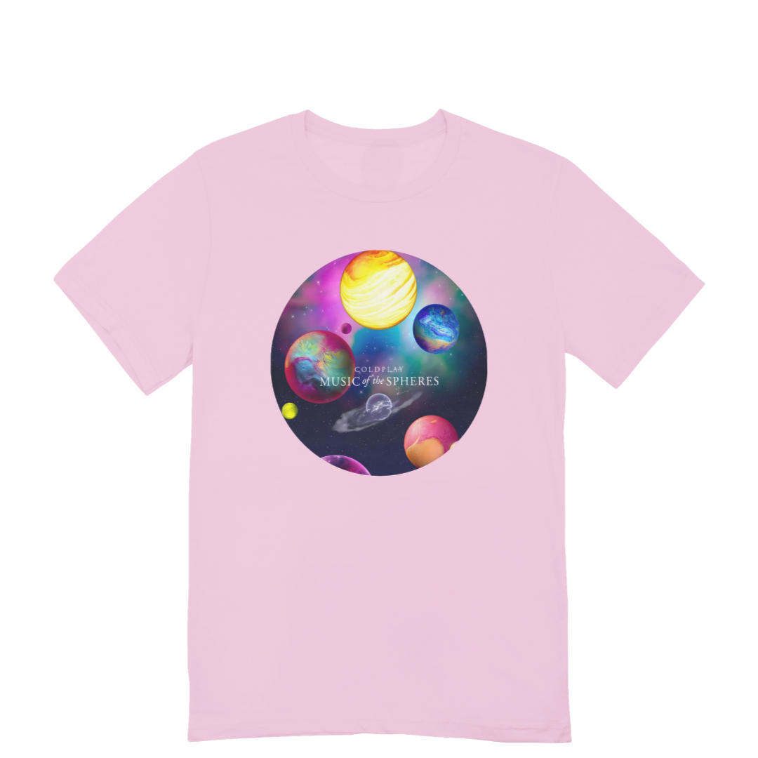 Camiseta Básica Coldplay Music Of The Spheres