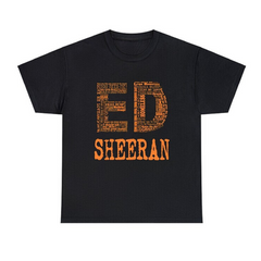 Camiseta Básica Ed Sheeran Musics