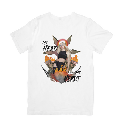 Camiseta Básica Ava Max My Head - Branco