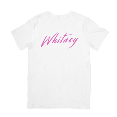 Camiseta Básica Whitney Houston Name