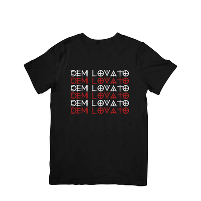 Camiseta Básica Demi Lovato Name Logo