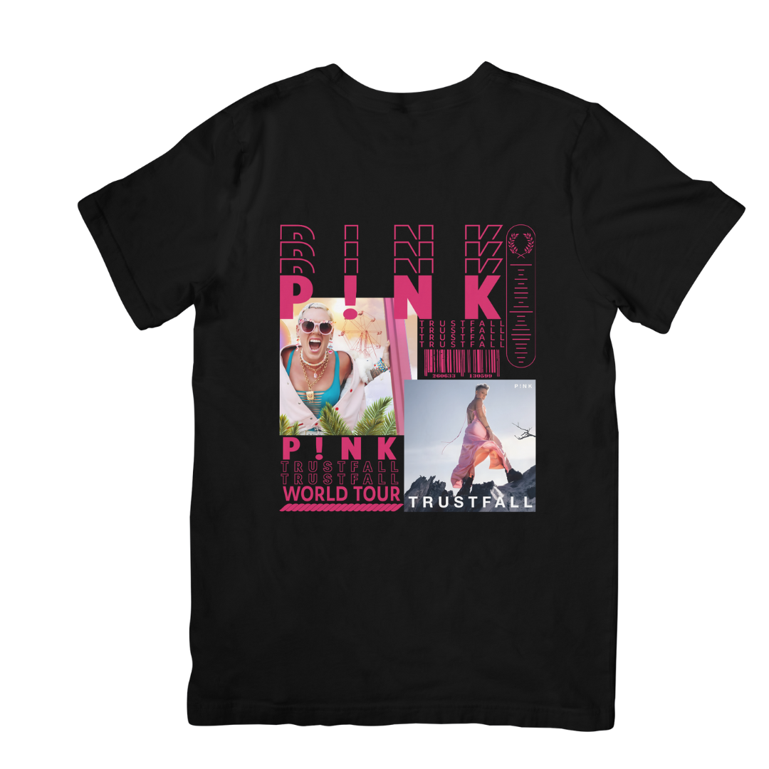 Camiseta Básica P!nk On Tour