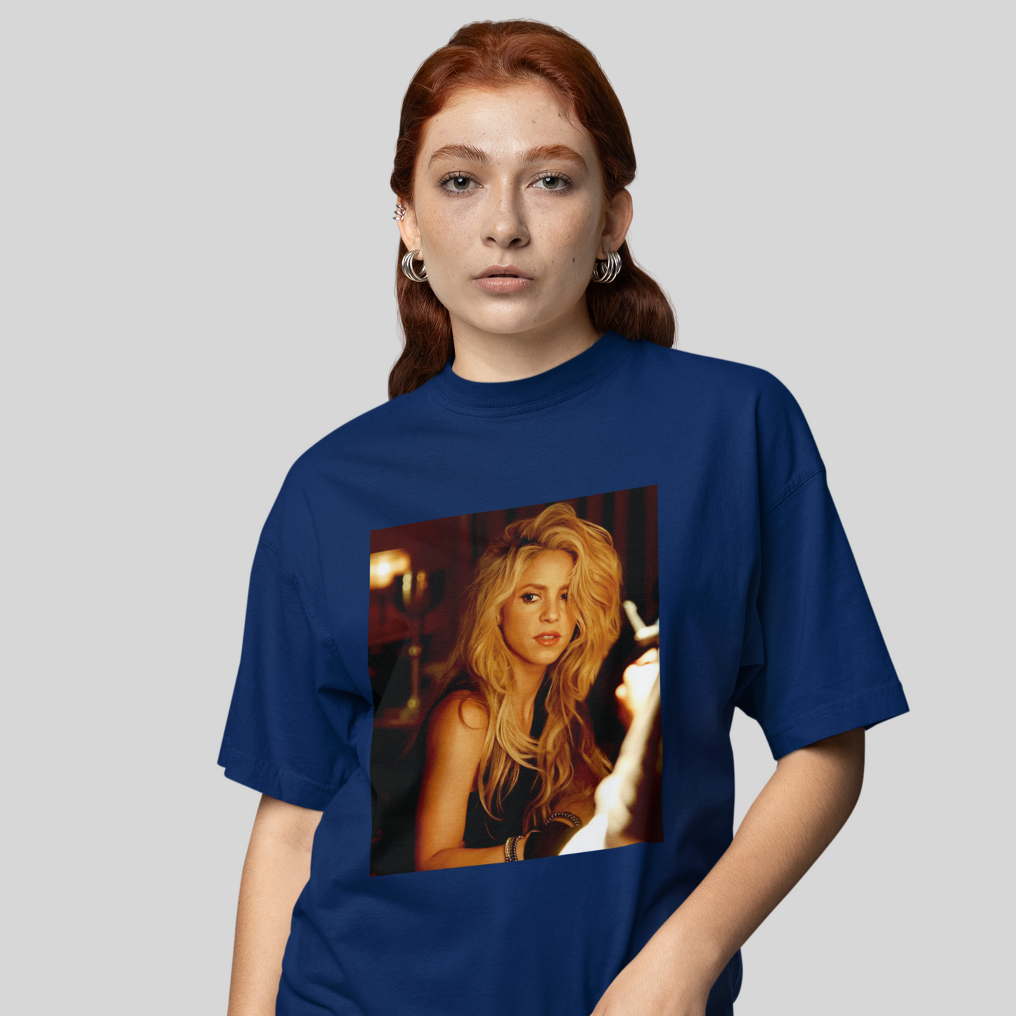 Camiseta Básica Shakira Classic- azul-marinho