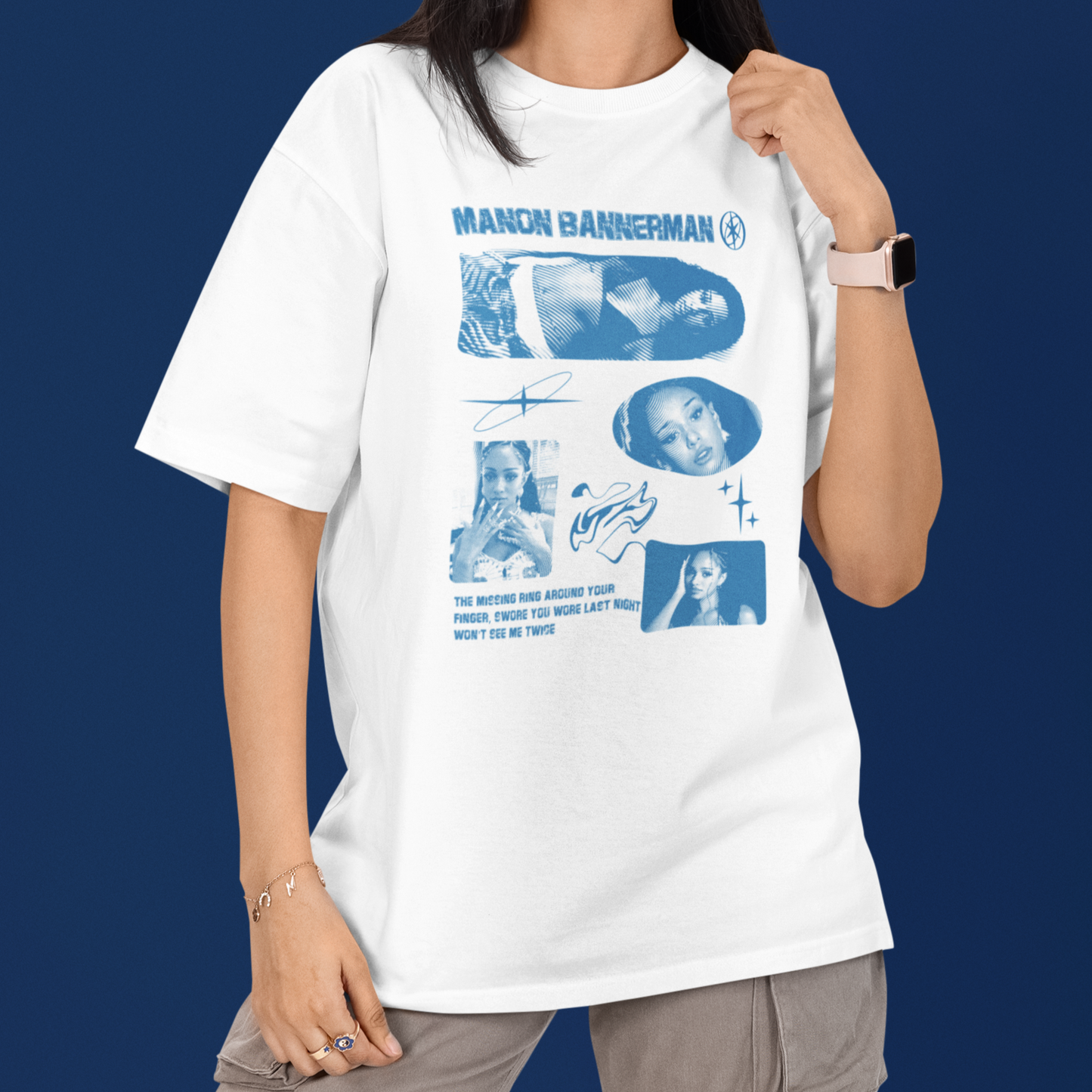 Camiseta Básica Katseye Manon Graphic