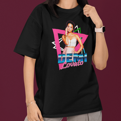 Camiseta Básica Demi Lovato Cantora