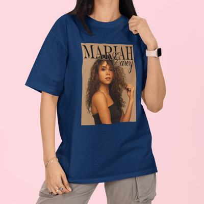 Camiseta Básica Mariah Carey 90'S Photo