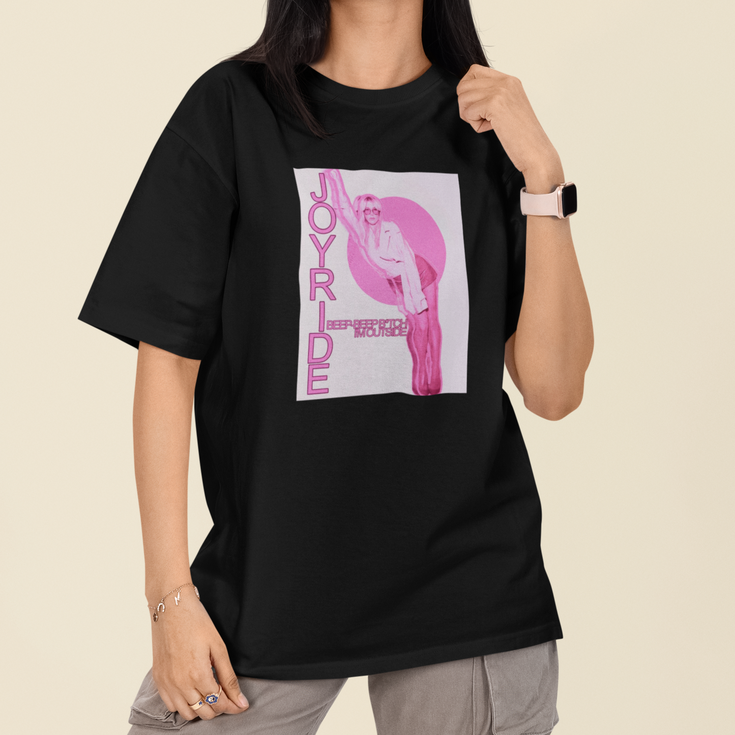 Camiseta Básica Ke$ha Joy Ride Pink Mood