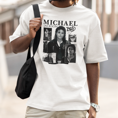 Camiseta Básica Michael Jackson Bad Era