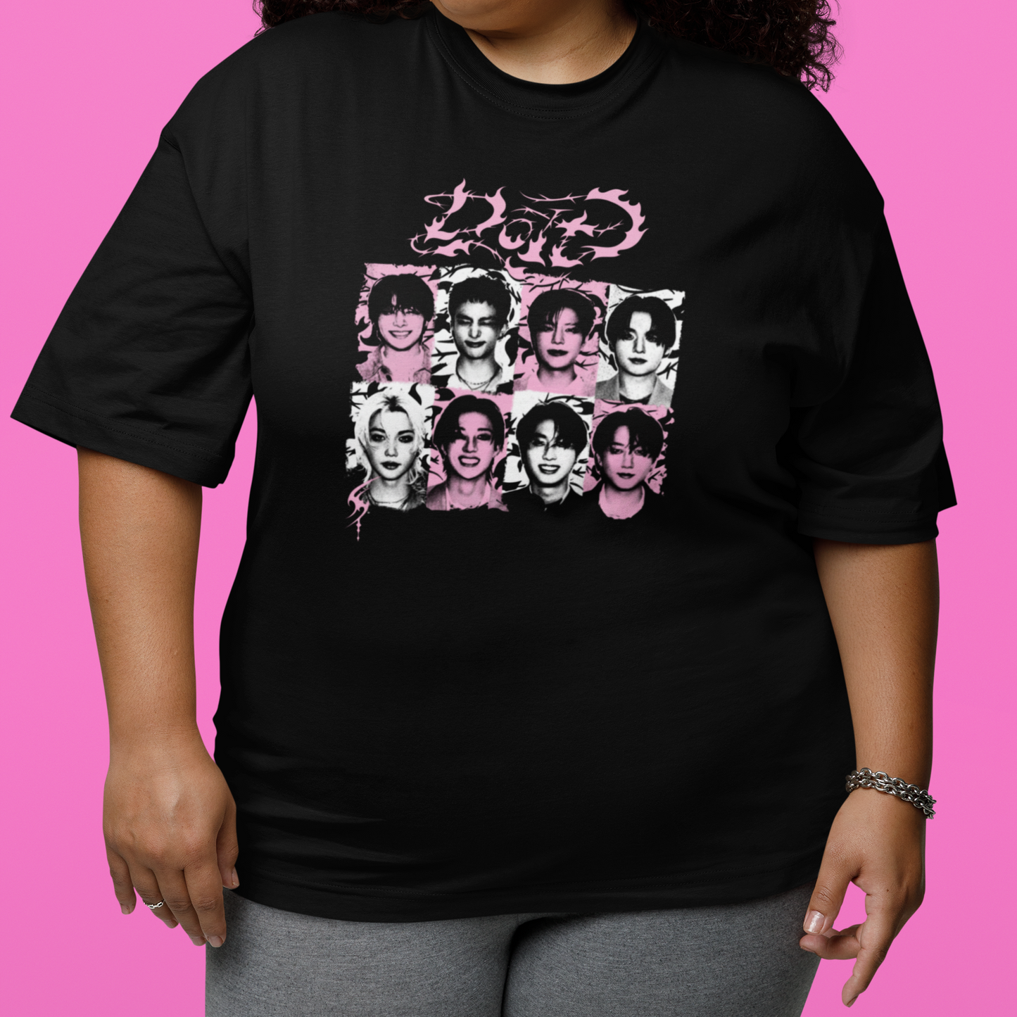 Camiseta Básica Stray Kids Group Do It