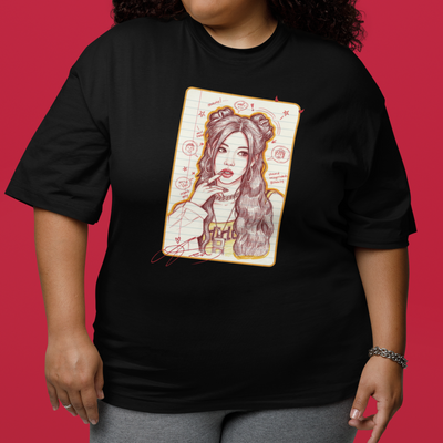 Camiseta Básica Babymonster Illustration Asa