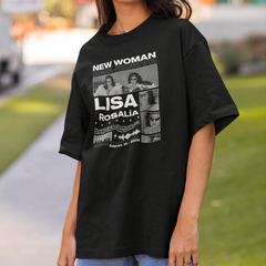 Camiseta Básica Lisa Feat Rosalia New Woman