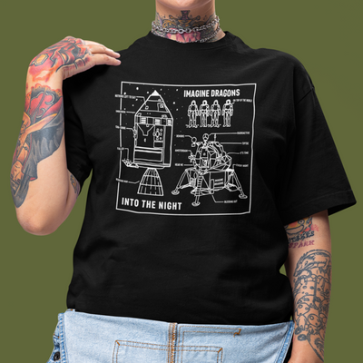 Camiseta Básica Imagine Dragons I.T.N