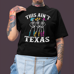 Camiseta Básica Beyonce Halloween Skelleton