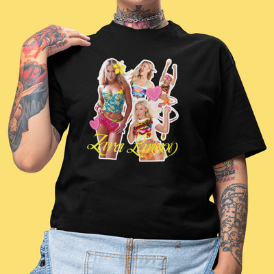 Camiseta Básica Zara Larsson Collab Photos