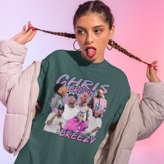 Camiseta Básica Chris Brown Breezy Graphic