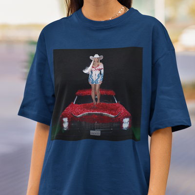 Camiseta Básica Beyoncé Netflix Special- azul-marinho