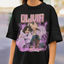 Camiseta Básica Olivia Rodrigo Cute Vibes- preto