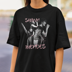 Camiseta Básica Shawn Mendes P&B