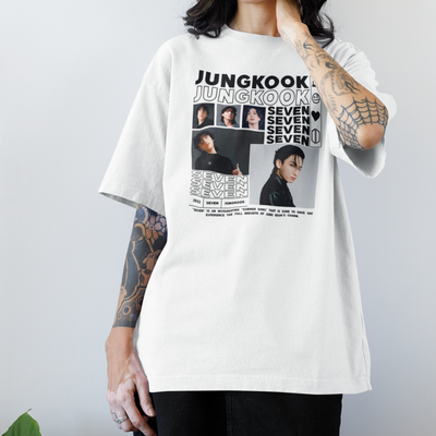 Camiseta Básica Jungkook Seven BTS
