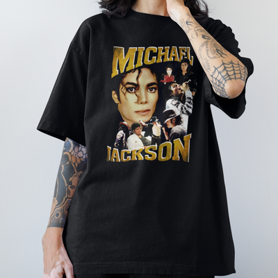 Camiseta Básica Michael Jackson King