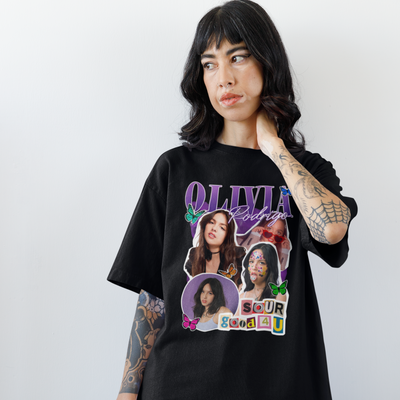 Camiseta Básica Olivia Rodrigo Sour Good 4U