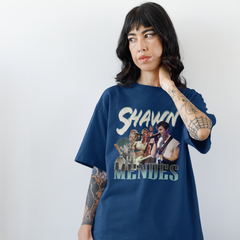 Camiseta Básica Shawn Mendes Collage