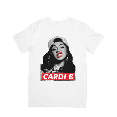 Camiseta Básica Cardi B P&b